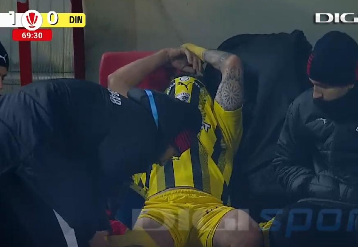 Danny Armstrong s-a accidentat în FC Botoșani - Dinamo
