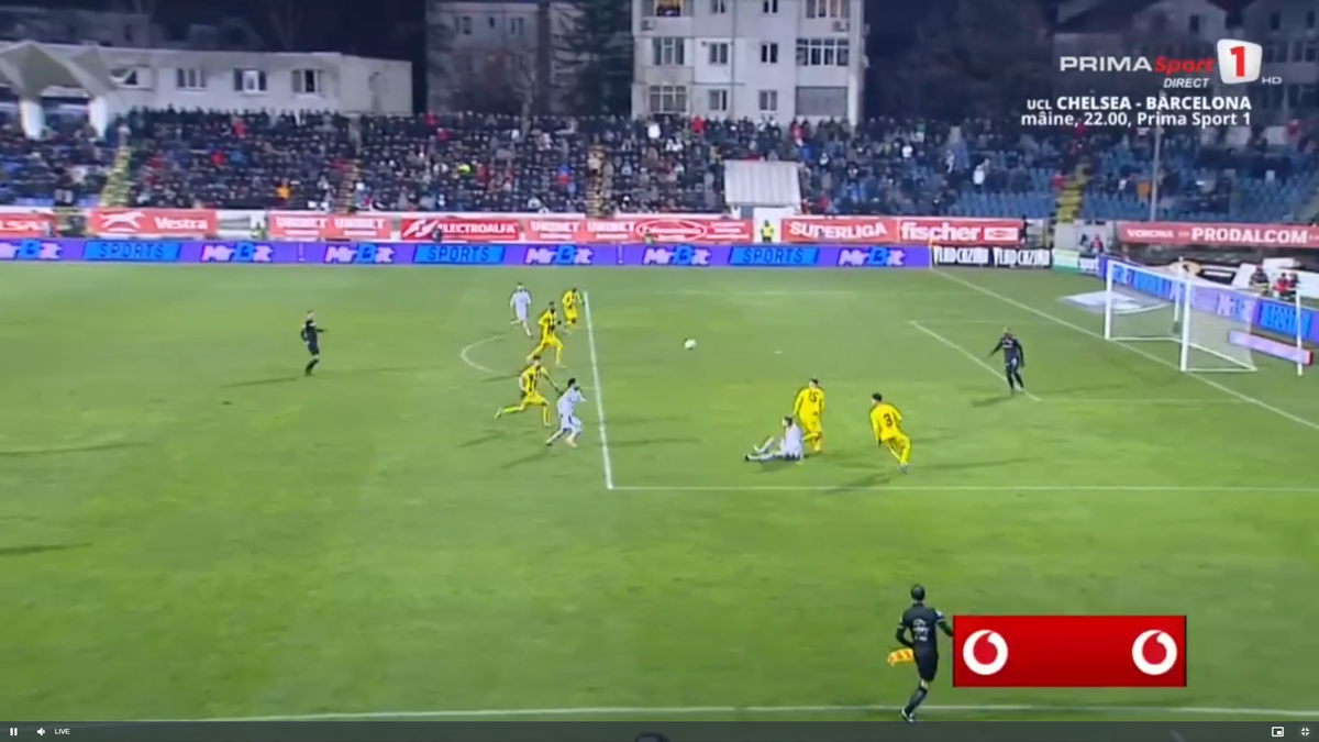 Golul lui Mailat din Botoșani - Dinamo