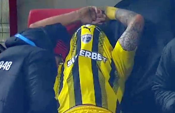 Încă o lovitură pentru Dinamo! S-a accidentat la Botoșani și a urlat de durere