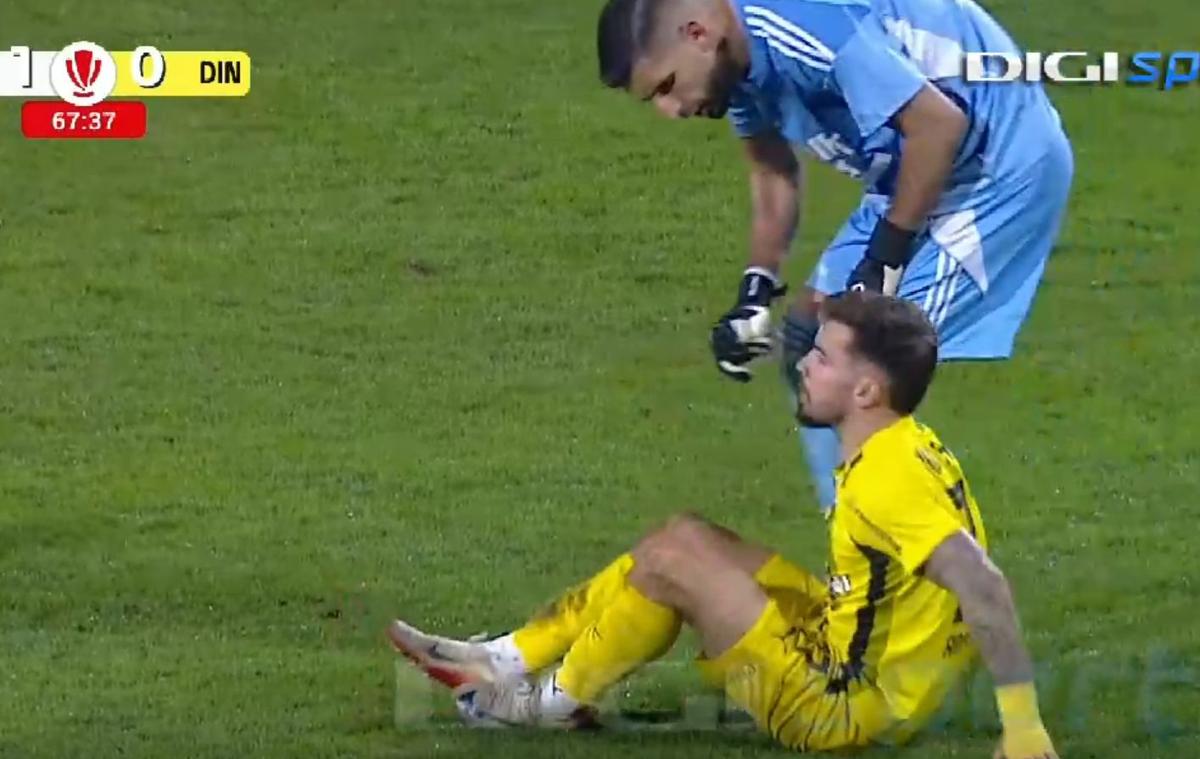 Danny Armstrong s-a accidentat în FC Botoșani - Dinamo