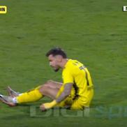 Danny Armstrong s-a accidentat în FC Botoșani - Dinamo // FOTO: captură Digi Sport