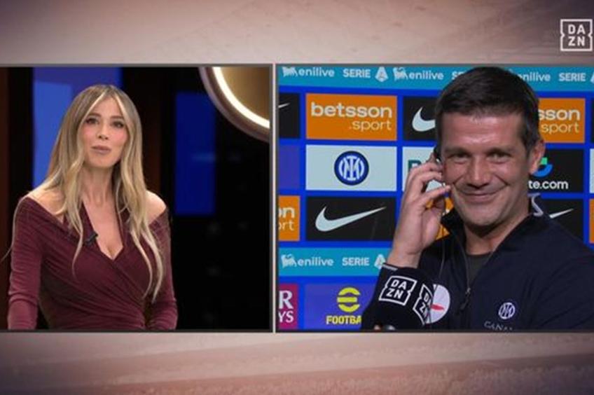 Bătut de Milan, Cristi Chivu a fost chestionat de Diletta Leotta pe seama schimbării lui Lautaro