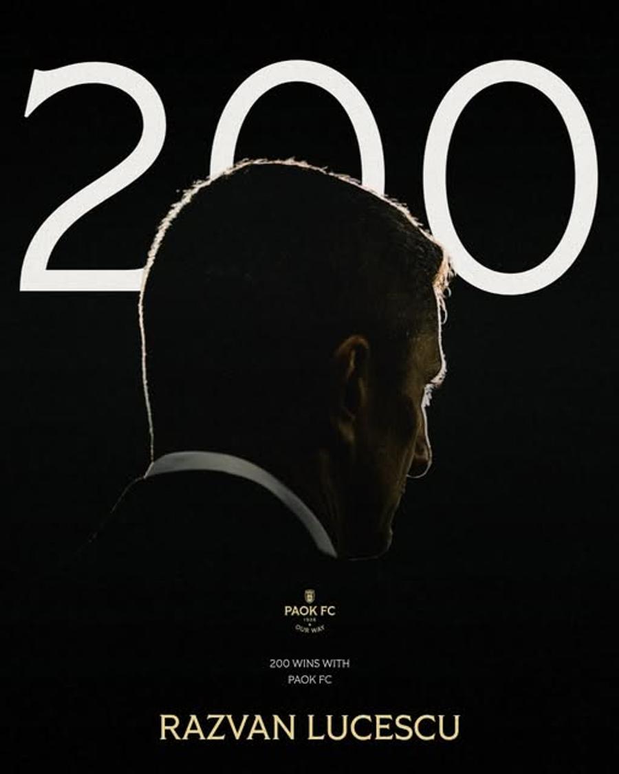 Cadoul lui PAOK pentru Răzvan Lucescu la atingerea bornei de 200 de victorii „Generalul” Răzvan Lucescu, bornă senzațională cu PAOK: „Nici nu mi-am dat seama”