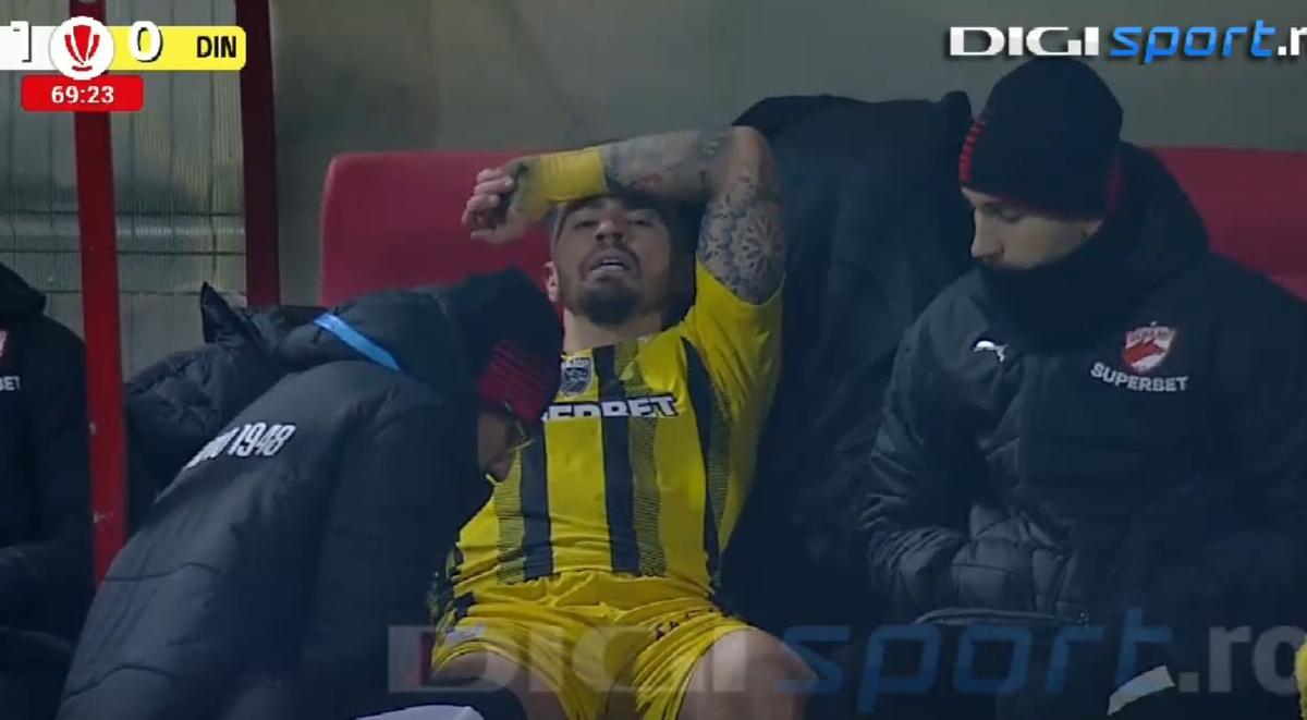 Danny Armstrong s-a accidentat în FC Botoșani - Dinamo