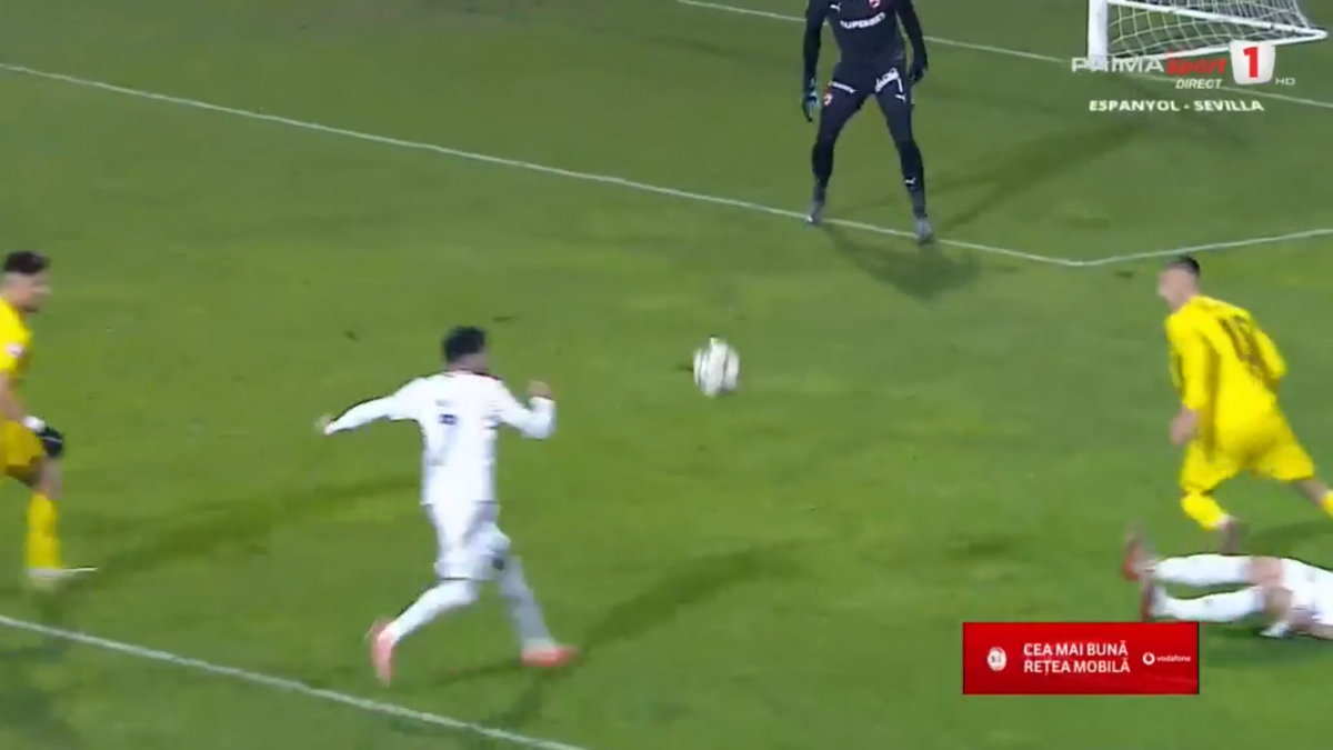 Voleu senzațional în Botoșani - Dinamo » Portarul a sărit degeaba