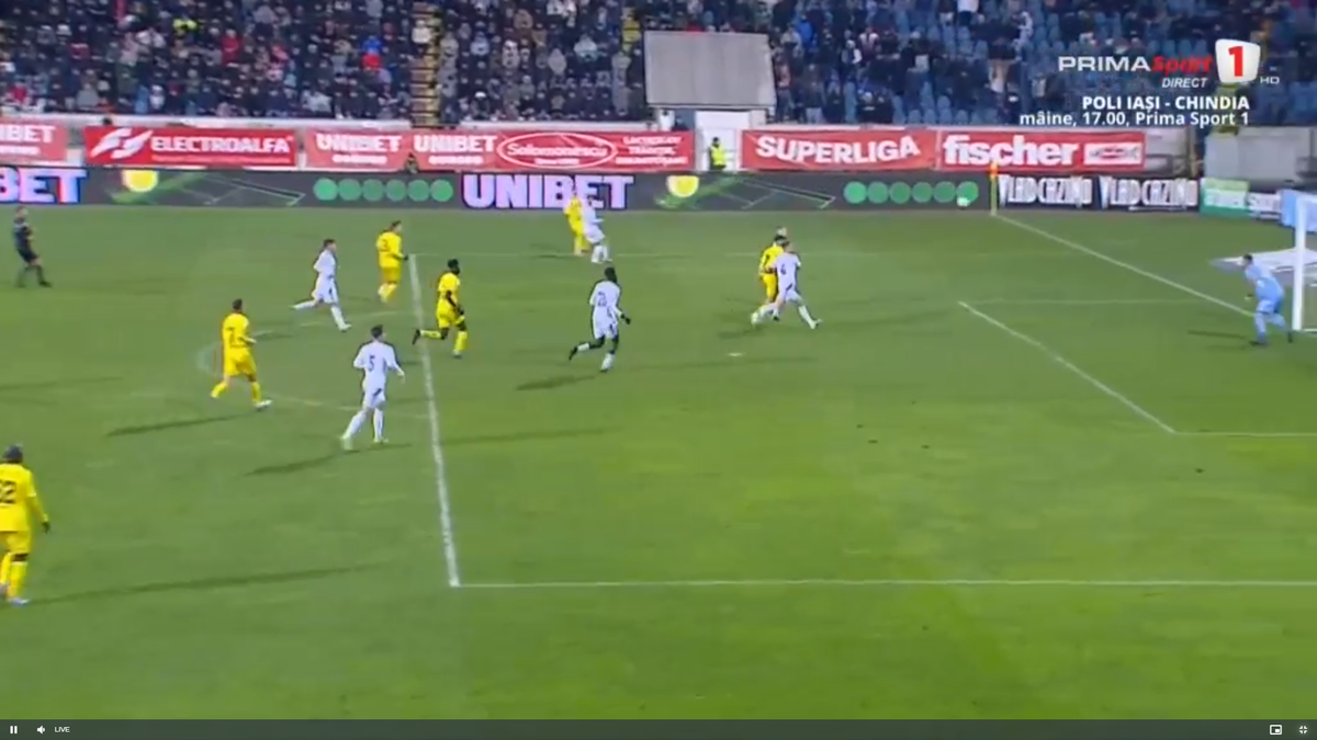 Golul marcat de Opruț în Botoșani - Dinamo
