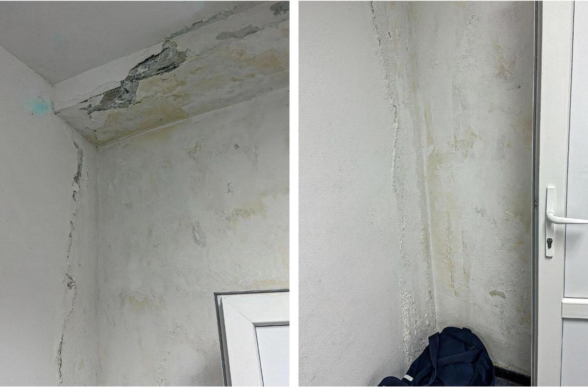 Imagini deplorabile cu stadionul unei echipe de tradiție, aflată pe val » Vestiarul stă să cadă, iar antrenorul n-a mai suportat
