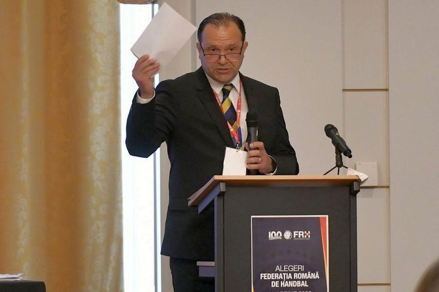 Constantin Din, președinte al handbalului românesc, Foto: Cristi Preda (GSP) Handbalul românesc, în pericol?! Cazul „Gloria Buzău” nu este singular » Avertismentul președintelui FRH