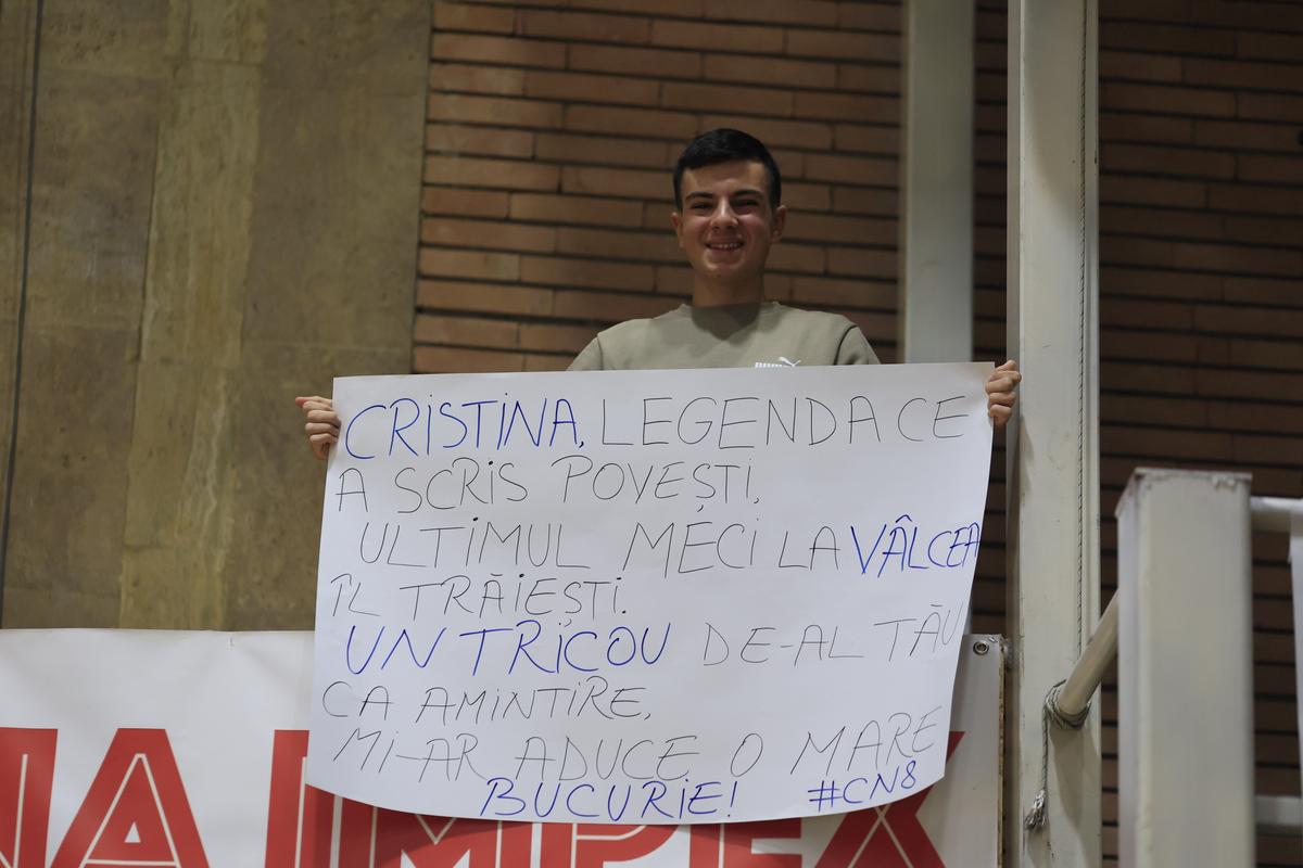 Cristina Neagu, ultimul meci în sala din Râmnicu Vîlcea