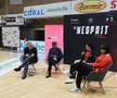 Cristina Neagu și Luminița Huțupan Dinu la dialogul care a urmat meciului, FOTO Cristi Preda