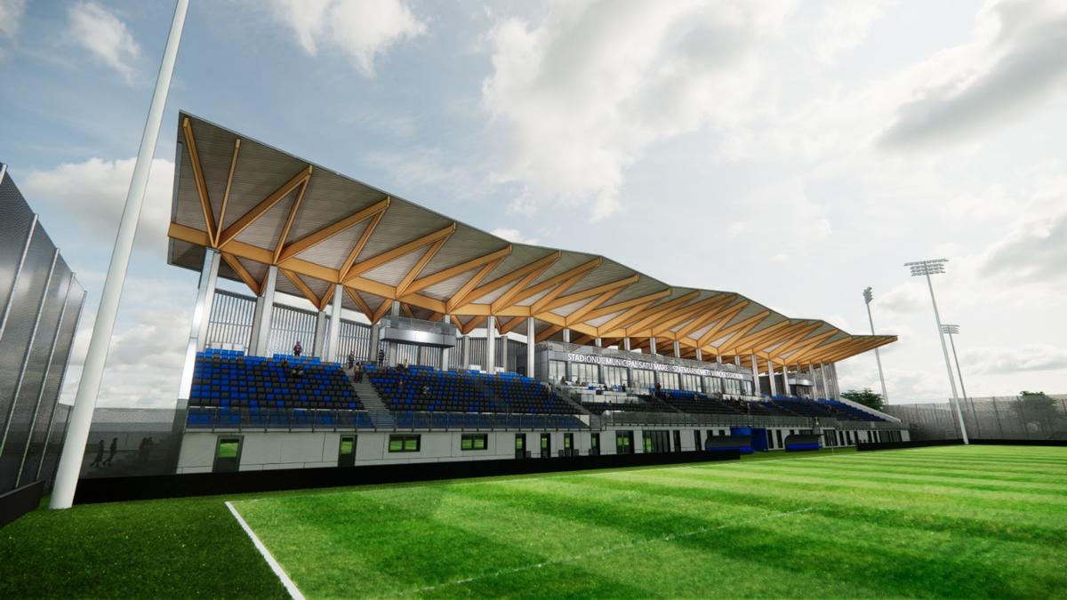 Noul stadion de la Satu Mare / foto: Facebook
