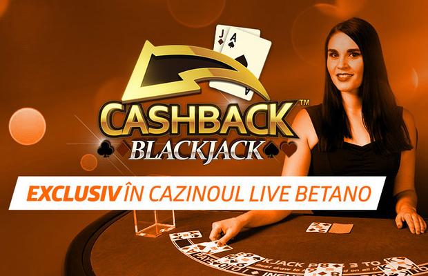 Cashback Blackjack – un nou joc marca Playtech, acum în oferta Exclusivă Betano
