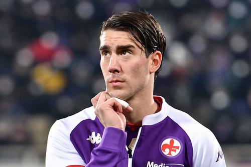 Dusan Vlahovic (21 de ani), atacantul sârb al Fiorentinei, foto: Imago