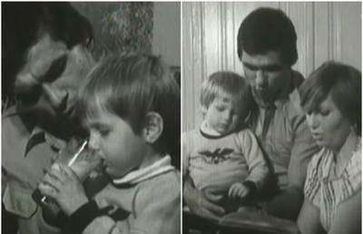 Imagini de colecție cu Edi și Anghel Iordănescu » Ce făcea actualul selecționer la vârsta de 3 ani
