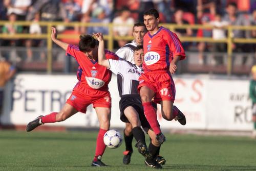 Eugen Trică, în dreapta, la Steaua // foto: Arhivă GSP