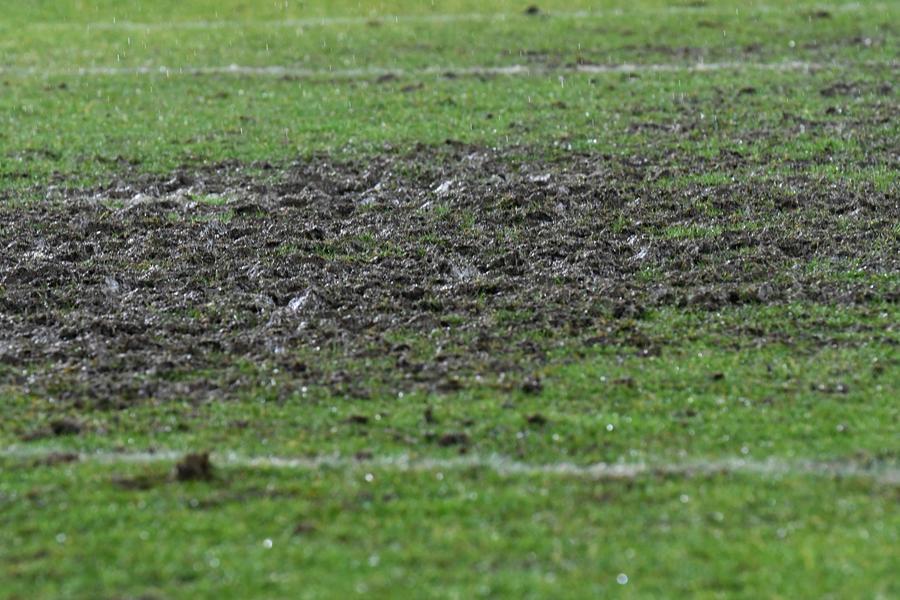 Așa arată gazonul de pe Cluj Arena pe 20 ianuarie, la U Cluj - FC Voluntari // FOTO: Imago Adrian Mutu, bătăi de cap înainte de U Cluj - Rapid: „Voi schimba strategia”