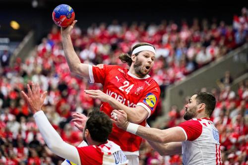 Mikkel Hansen a marcat până acum 32 de goluri pentru Danemarca FOTO Imago Images