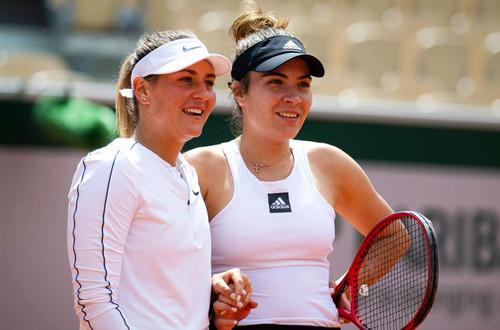 Gabriela Ruse și Marta Kostyuk // FOTO: Imago