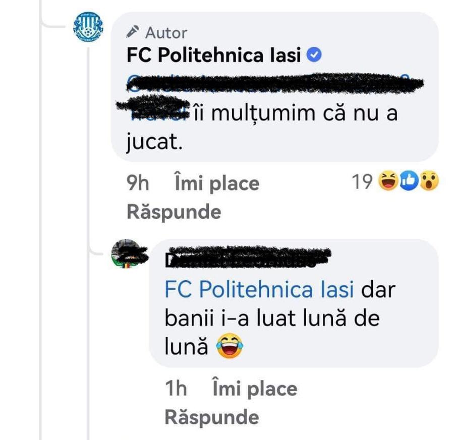 Foto: Facebook @FC Politehnica Iași Un fotbalist care a evoluat nouă ani la Ajax Amsterdam, ironizat în Liga 2 din România: „Îi mulțumim că nu a jucat”