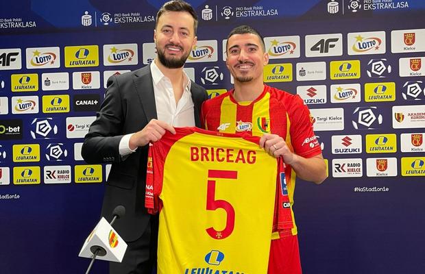 Marius Briceag a fost prezentat în Polonia » U Cluj a încasat 50.000 de euro de la Korona Kielce