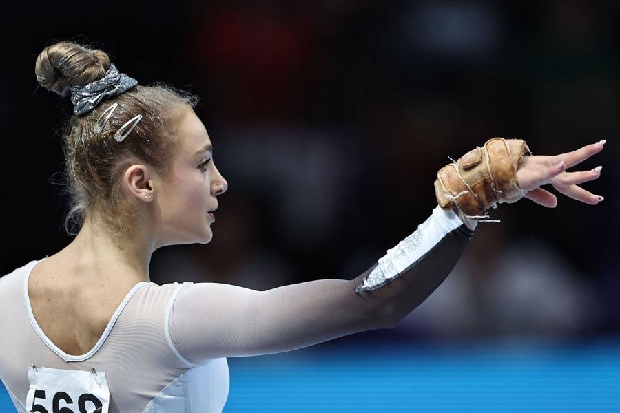 Sabrina Maneca-Voinea FOTO Imago Images Federația de gimnastică a anunțat componența echipei României pentru Jocurile Olimpice de la Paris
