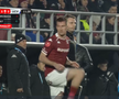Clipe de panică în Giulești: titularul Rapidului a părăsit terenul pe targă, cu guler cervical
