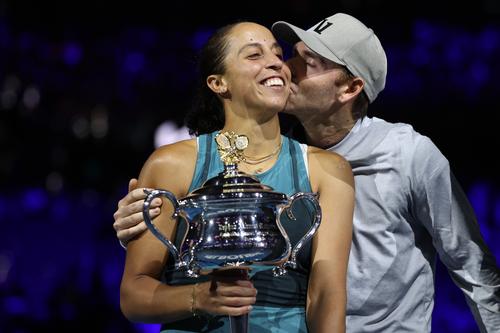 Madison Keys alături de soțul și antrenorul său, Bjorn Fratangelor FOTO Guliver/GettyImages