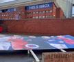 Ibrox Park, stadionul lui Rangers, serios afectat de furtuna Eowyn. Foto: X