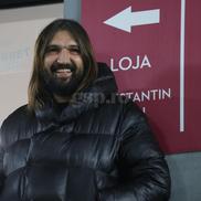 Dan Alexa și partenera, în Giulești la Rapid - Universitatea Craiova / FOTO: Ionuț Iordache (GSP.ro)
