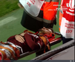 Clipe de panică în Giulești: titularul Rapidului a părăsit terenul pe targă, cu guler cervical