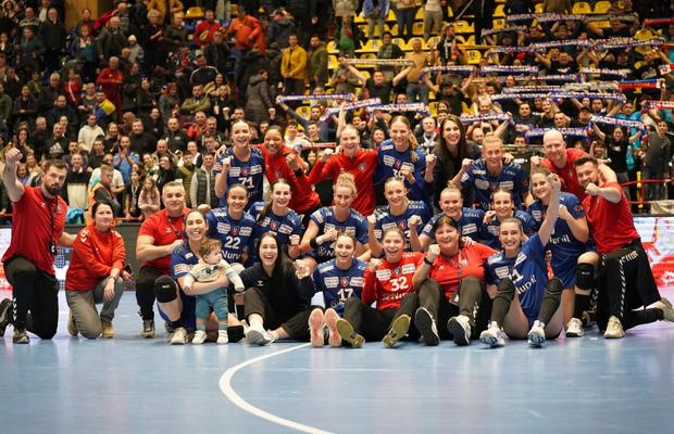 Încă o victorie mare pentru SCM Râmnicu Vâlcea! Conduce cea mai grea grupă din EHF European League