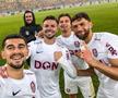Andrei Cordea alături de ceilalți 3 marcatori ai lui CFR cu FCSB: Korenica, Biliboc și Alibek. Foto: Facebook CFR Cluj