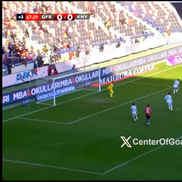Gol Deian Sorescu Gaziantep - Konyaspor / Foto: captură ecran Twitter
