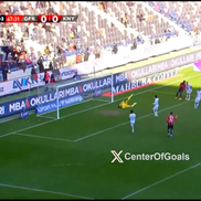 Gol Deian Sorescu Gaziantep - Konyaspor / Foto: captură ecran Twitter
