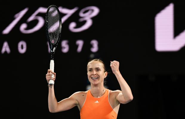 Elina Svitolina s-a calificat pentru a 14-a oară în sferturile de finală ale unui turneu de Mare Șlem » S-a apropiat de totalul Simonei Halep