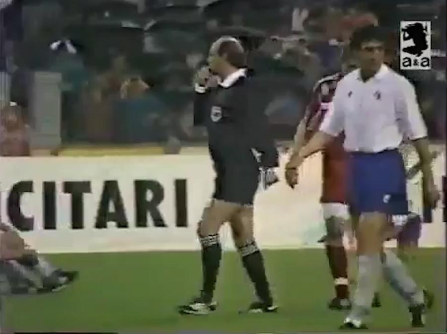 Dan Petrescu, în timpul meciului în cauză, URSS - Cipru, 4-0 EXCLUSIV VIDEO Poveste incredibilă cu 4 rusoaice băgate în patul arbitrilor români FIFA: „Ia-o tu pe asta mai bătrână și lasă-mi-o mie pe asta mai tânără”