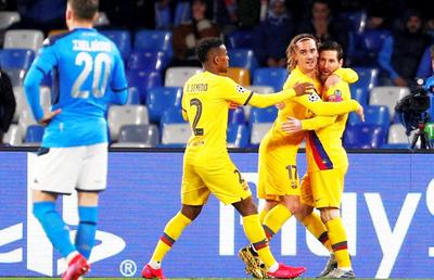 NAPOLI - BARCELONA 1-1 // VIDEO + FOTO Griezmann o salvează pe Barcelona, iar catalanii sunt mari favoriți înaintea returului