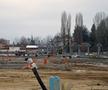 VIDEO + FOTO Un an pentru câțiva stâlpi! Lucrările la stadionul de 16 milioane de euro al unei echipe din Liga 1 întârzie nejustificat