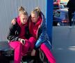 Dayana Yastremska (Dreapta) alături de sora ei / FOTO: Instagram