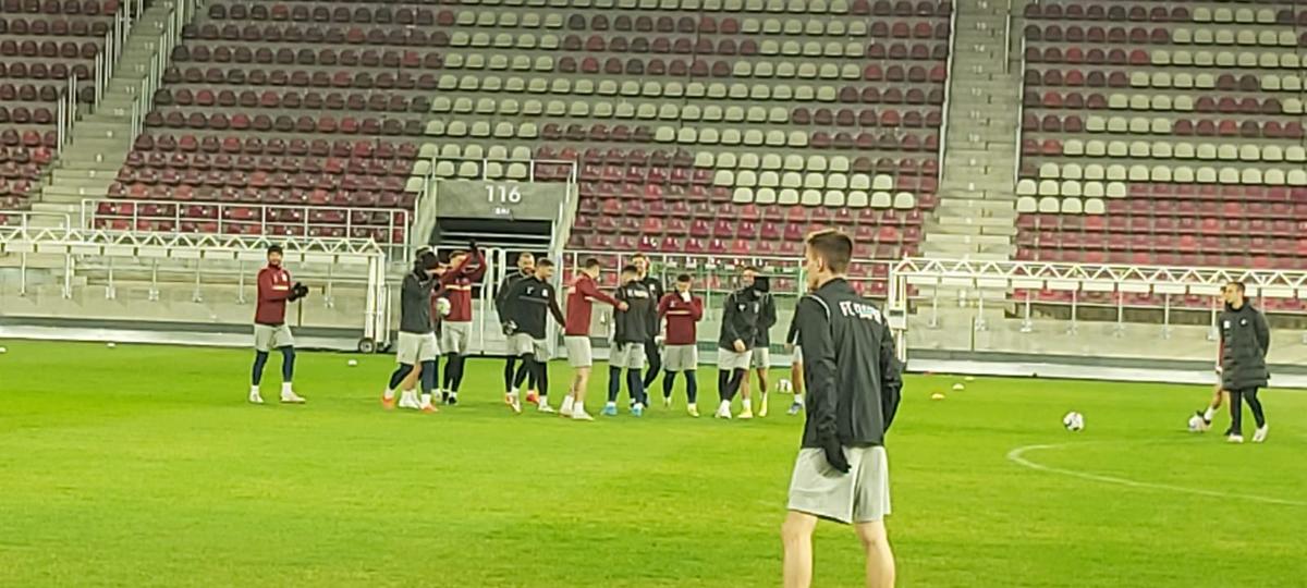 Primul antrenament pe noua arenă din Giulești » Mihai Iosif, entuziasmat: „Am revenit acasă!” + Nemulţumirea lui Săpunaru: „Ăsta e singurul regret”