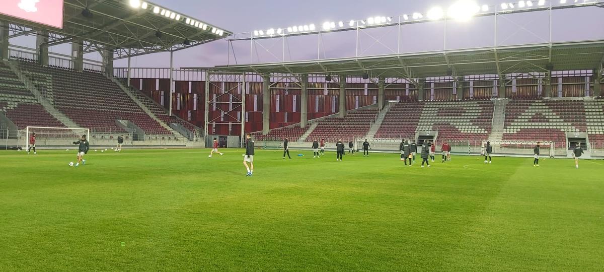 Primul antrenament pe noua arenă din Giulești » Mihai Iosif, entuziasmat: „Am revenit acasă!” + Nemulţumirea lui Săpunaru: „Ăsta e singurul regret”