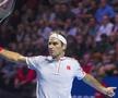Spelndoare și eleganță. Roger Federer, executând reverul cu o mână / Sursă foto: Imago Images