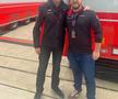 Rafael Boceanu, alături de Gunther Steiner, fostul team principal de la Haas // sursă foto: Instagram @ rafaelboceanu