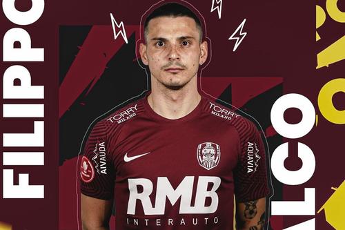 CFR Cluj a anunțat aducerea mijlocașului dreapta Filippo Falco (32 de ani), recent despărțit de Steaua Roșie Belgrad.