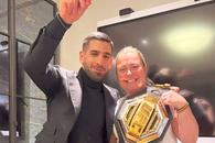 Omul momentului în UFC a sărbătorit titlul la restaurantul fiicei lui Florentino Perez » Cum arată și cât costă delicatesele