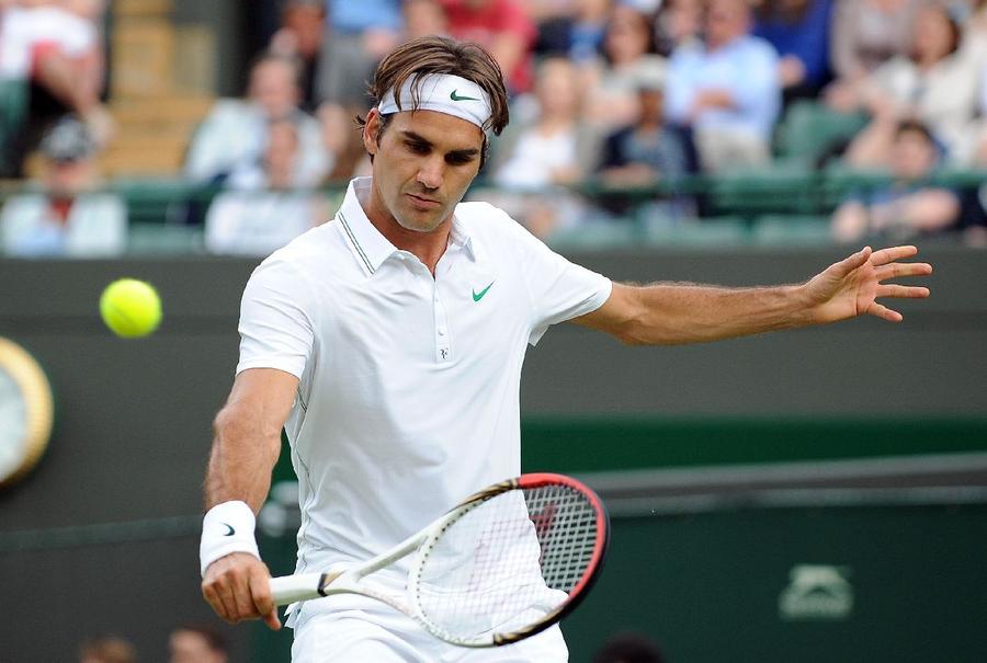 Federer a însemnat un model pentru Luca Preda / Sursă foto: Imago Images „Voi fi numărul 1 ATP!” » Povestea fascinantă a lui Luca Preda, uriașul de 2,01 metri aflat în Top 5 mondial al juniorilor: „Mama m-a dus la tenis fiindcă eram îngrozitor de enervant în casă”