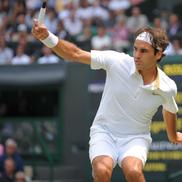 Spelndoare și eleganță. Roger Federer, executând reverul cu o mână / Sursă foto: Imago Images