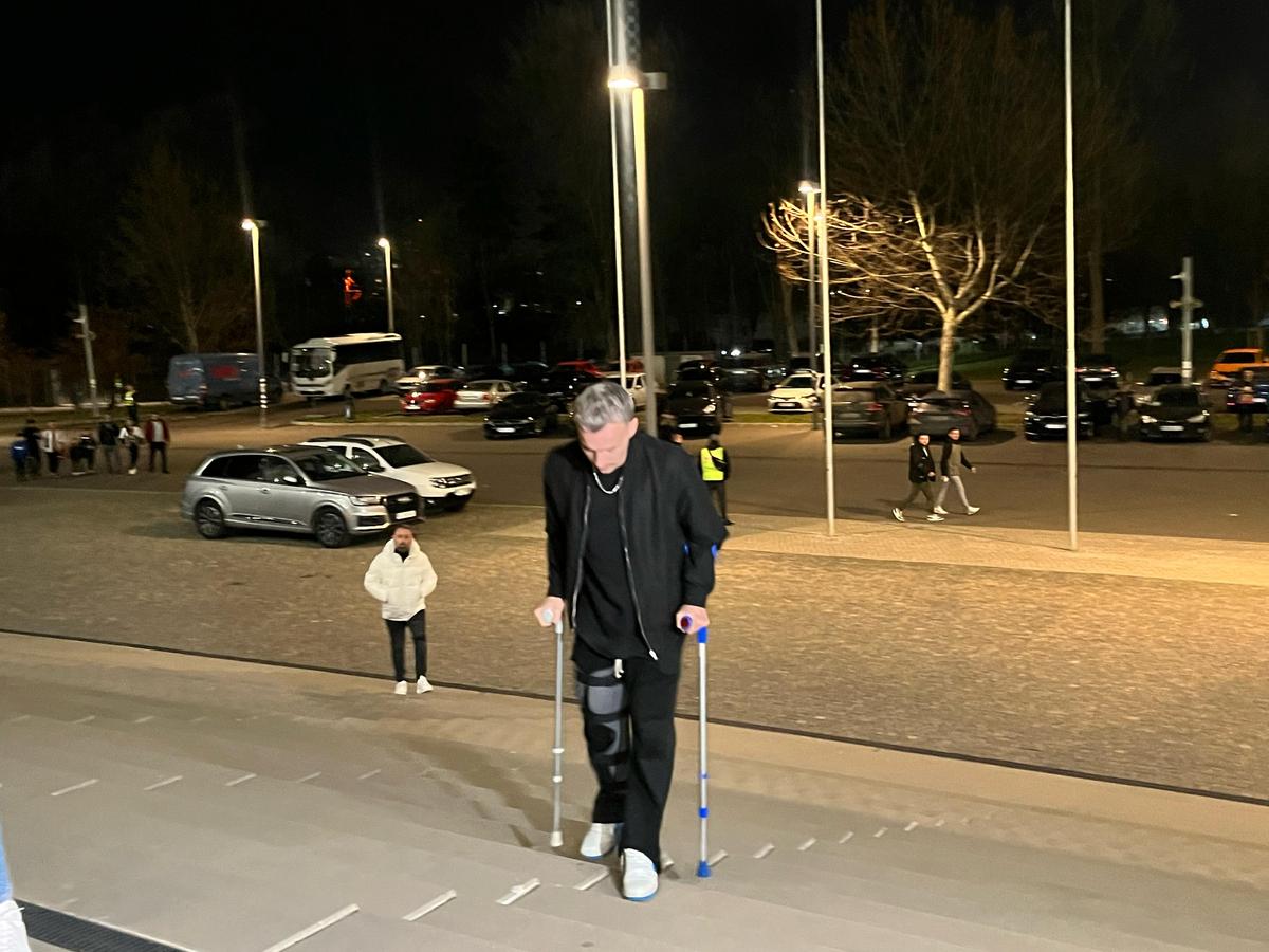 Alexandru Pantea, în cârje la FCSB - Botoșani