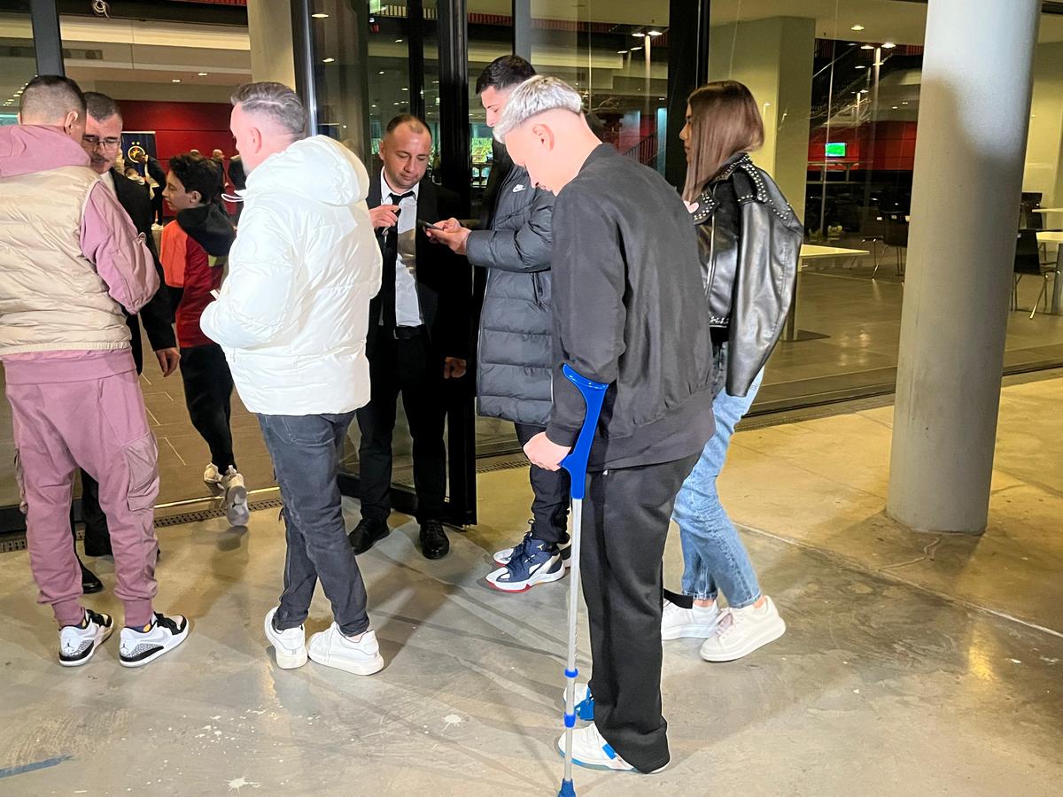Alexandru Pantea, în cârje la FCSB - Botoșani