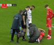Florinel Coman a acuzat o accidentare în partida dintre FCSB și Botoșani, sursa: captură de ecran DigiSport